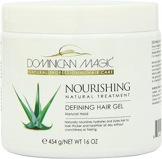 Hair Styling Gel - Strong Hold & Frizz Control - Aloe Vera - Enriched with Natural Extracts for Shine & Moisture - All Hair Types - No Flakes, No Crunch - 16Oz