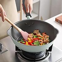 Vista 6 de Paquete de 2 fundas de silicona para mango de sartén de hierro fundido resistentes al calor, fundas para ollas y sartenes, soporte de mango