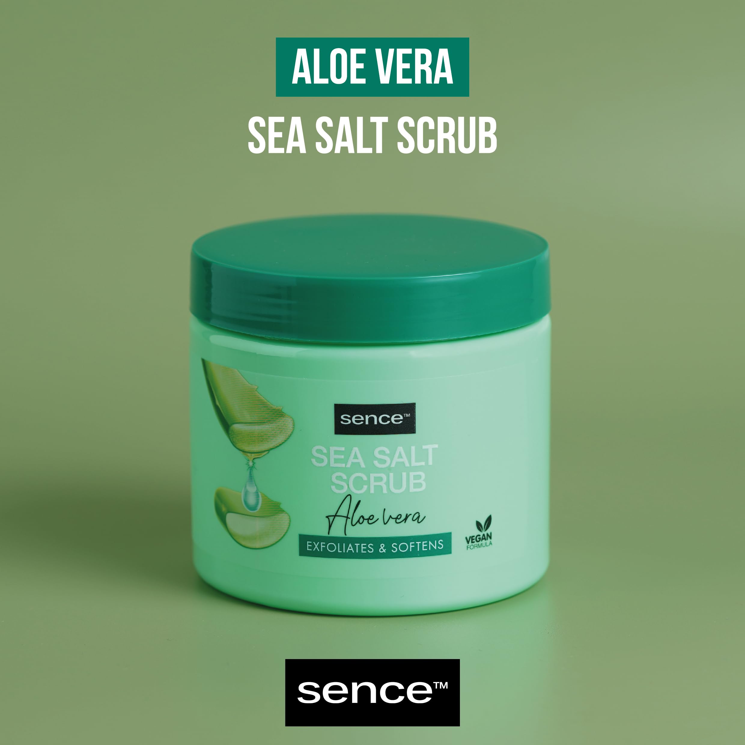 SENCE SCRUB CIAŁO 500 GR. SEA SALT ALOE PRAWNY WAZON