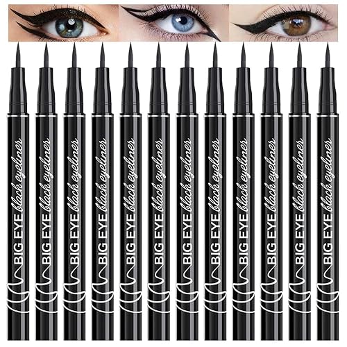 WanTuoluo 12-Pieces Matte Liquid Eyeliner Pens Set