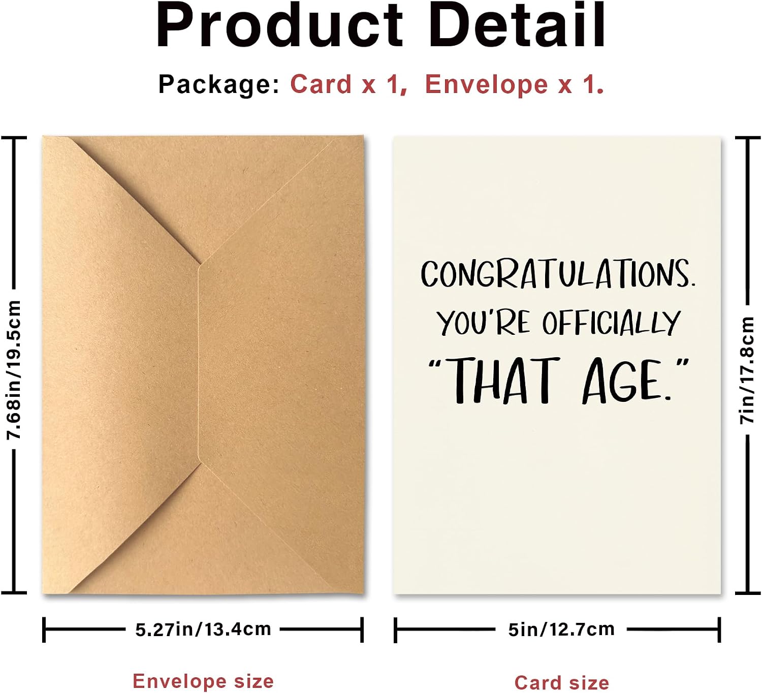 Funny Birthday Card for Men Women, Snarky Getting Older Greeting Card, Sarcastic Milestone Bday Gift Idea for Friend Bestie Coworker Brother Sister image 2
