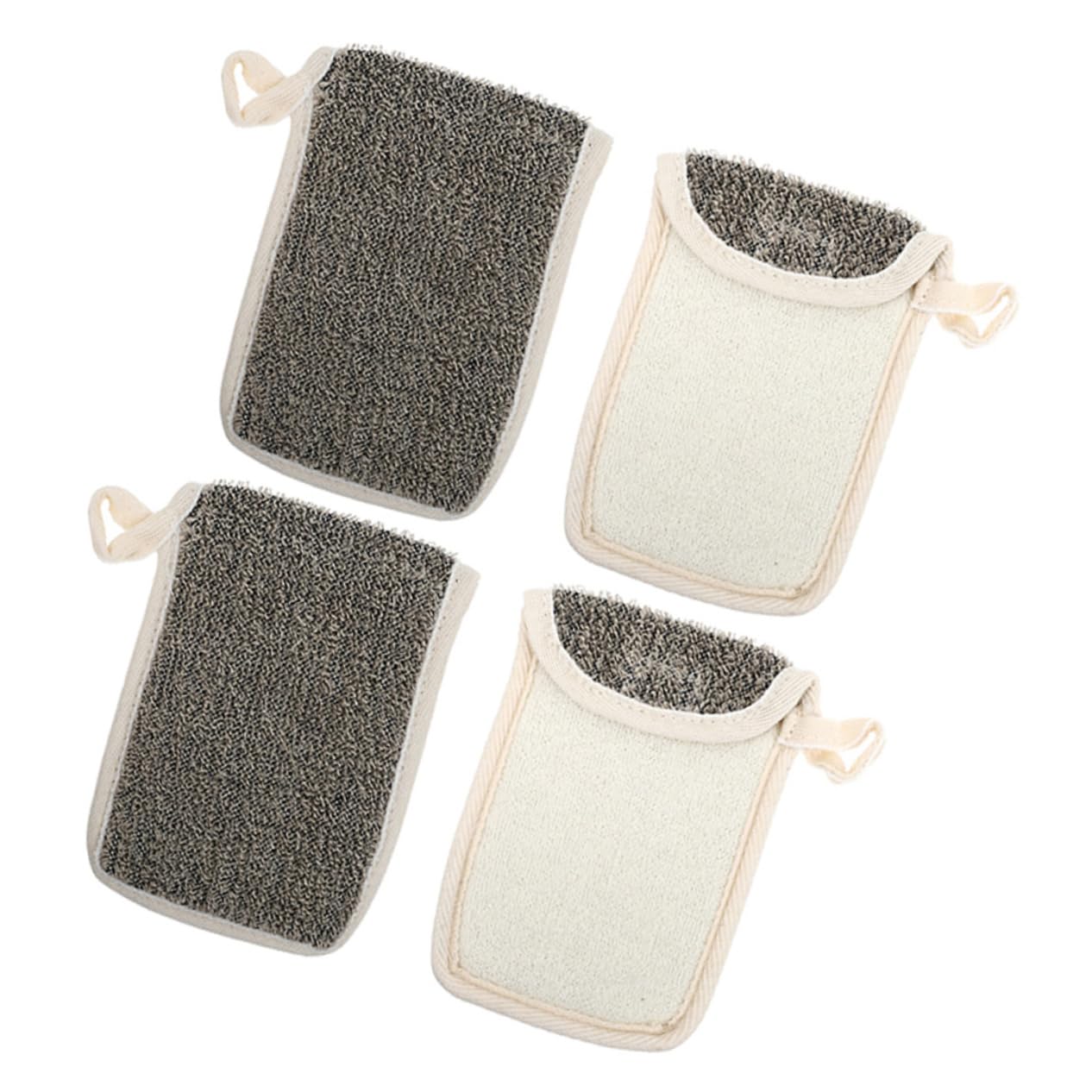 MAGICLULU 20 Stk Seifenbeutel schwarzem Leinen Körperwaschschwamm tragbarer Seifenbeutel sustainability bathroom storage Schwämme Badeschwamm Seifenbeutel für die Hausversorgung