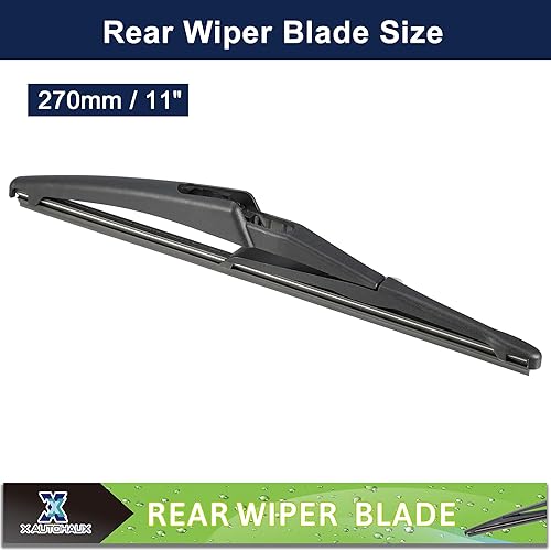 Miniatura 2 de X AUTOHAUX Repuesto de limpiaparabrisas trasero para Jeep Renegade 2015-2021 para Fiat Tipo Hatchback 2015-2022 para Fiat Tipo Station Wagon