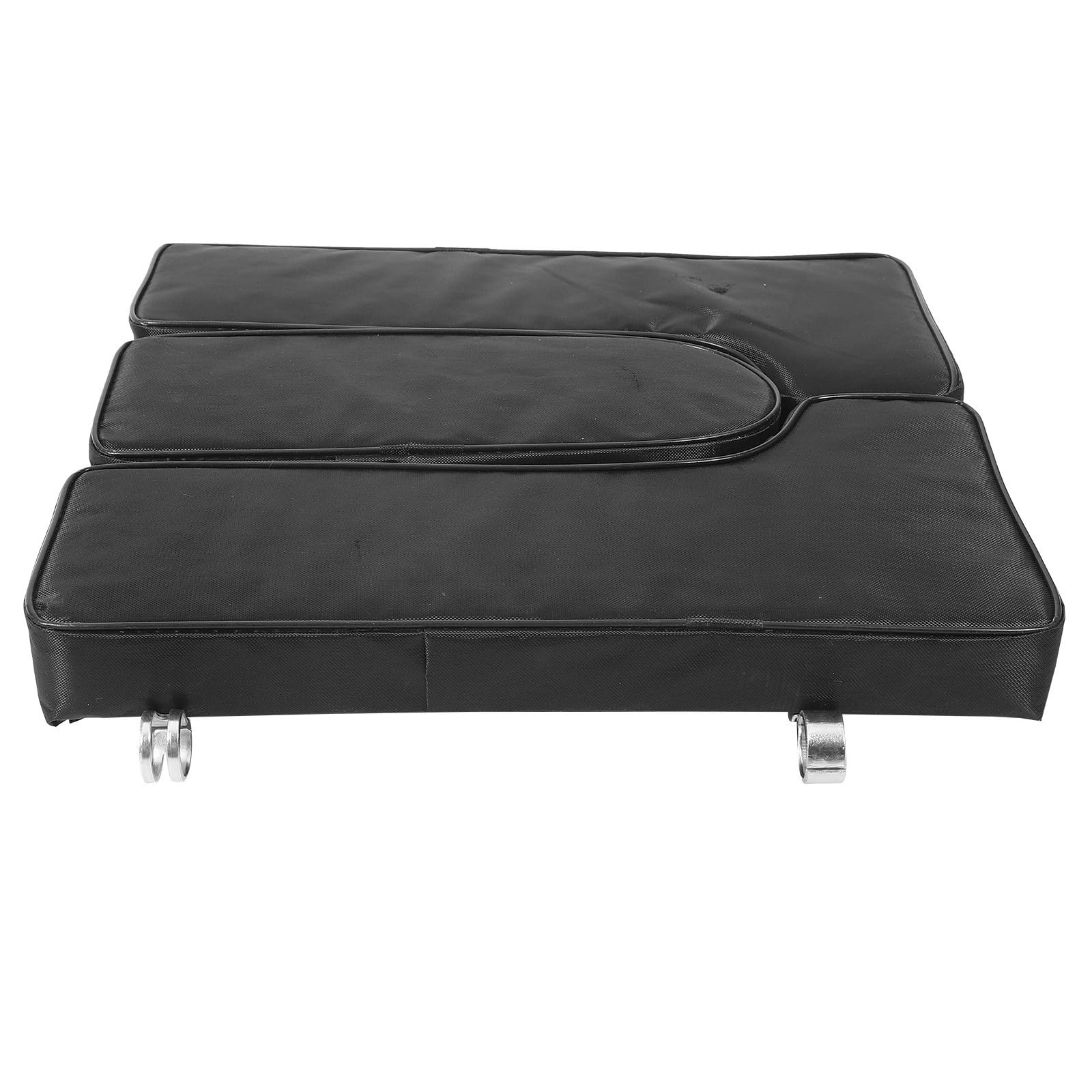 SOLUSTRE Negro Cojín de Esponja para Silla de Ruedas y Cuero