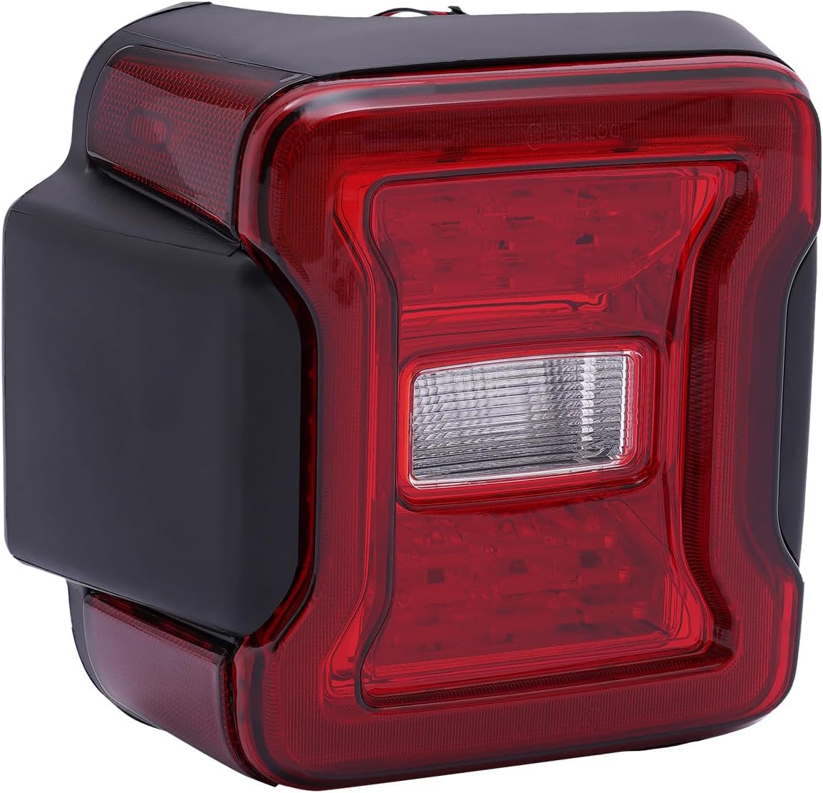 LED Tail Lights Fit for 2018 2019 2020 2021 2022 Jeep Wrangler JL, Left Tail Lamp Assembly, Rear Brake Light Replacements (Left LED Taillight)