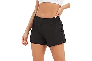 Women's Athletic Shorts with 4 Inch Inseam