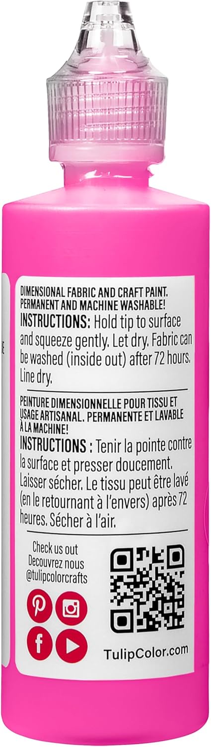 Tulip Puff Paint 4oz. Dimensional Fabric Paint, 12 Pack