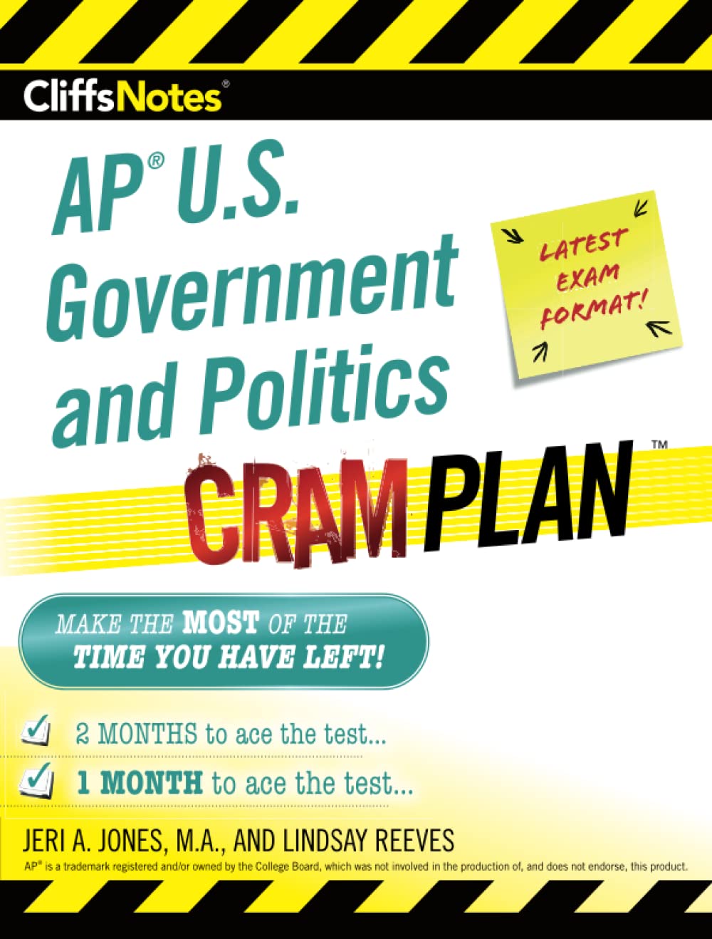 CliffsNotes AP U.S. Government and Politics Cram Plan