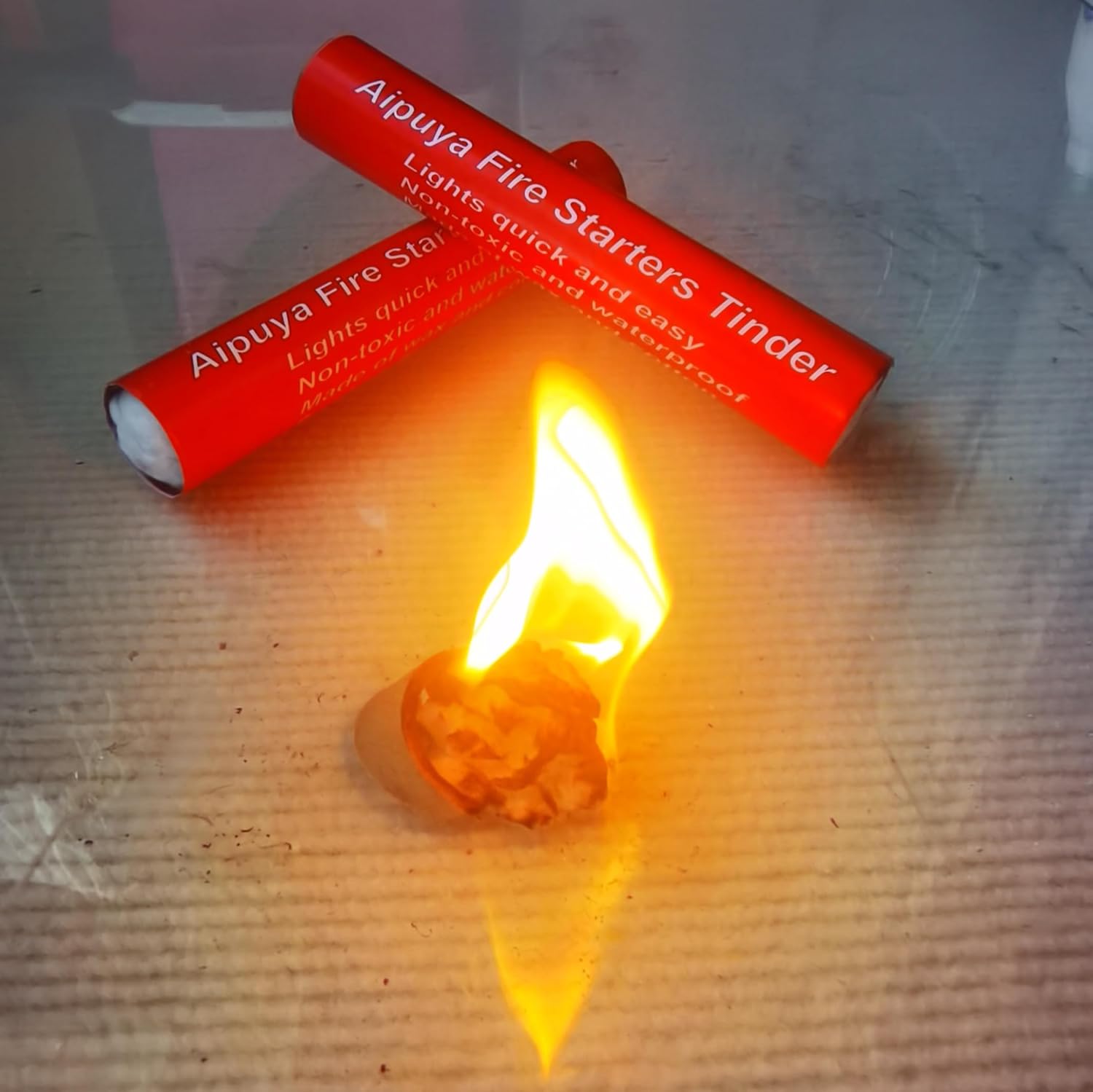 Aipuya Survival Fire Tinder, New Fat Rope Stick Version