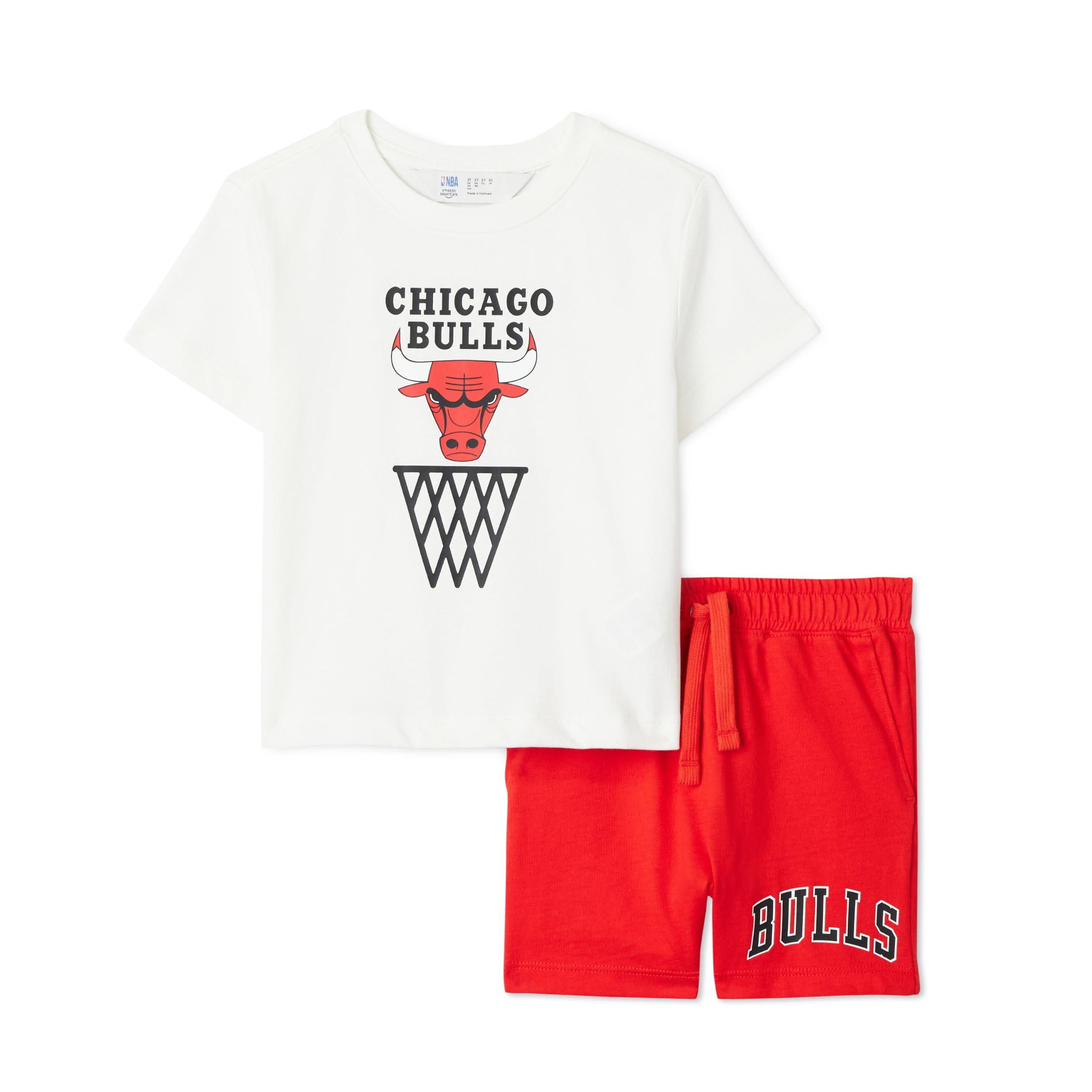 Amazon Essentials Boys' T-shirt and shorts set