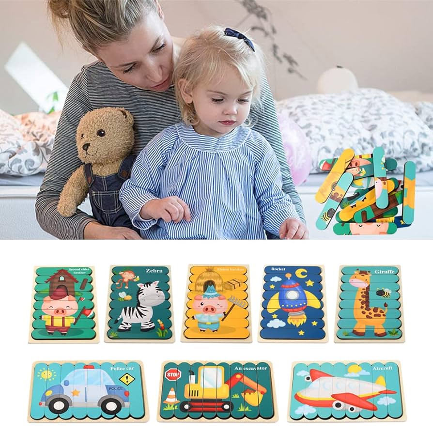 MEDICOM TOY - 専用　パズル4個 Amazon.co.jp: TOXINYUAN 木製パズル 4枚セット モンテッソーリ