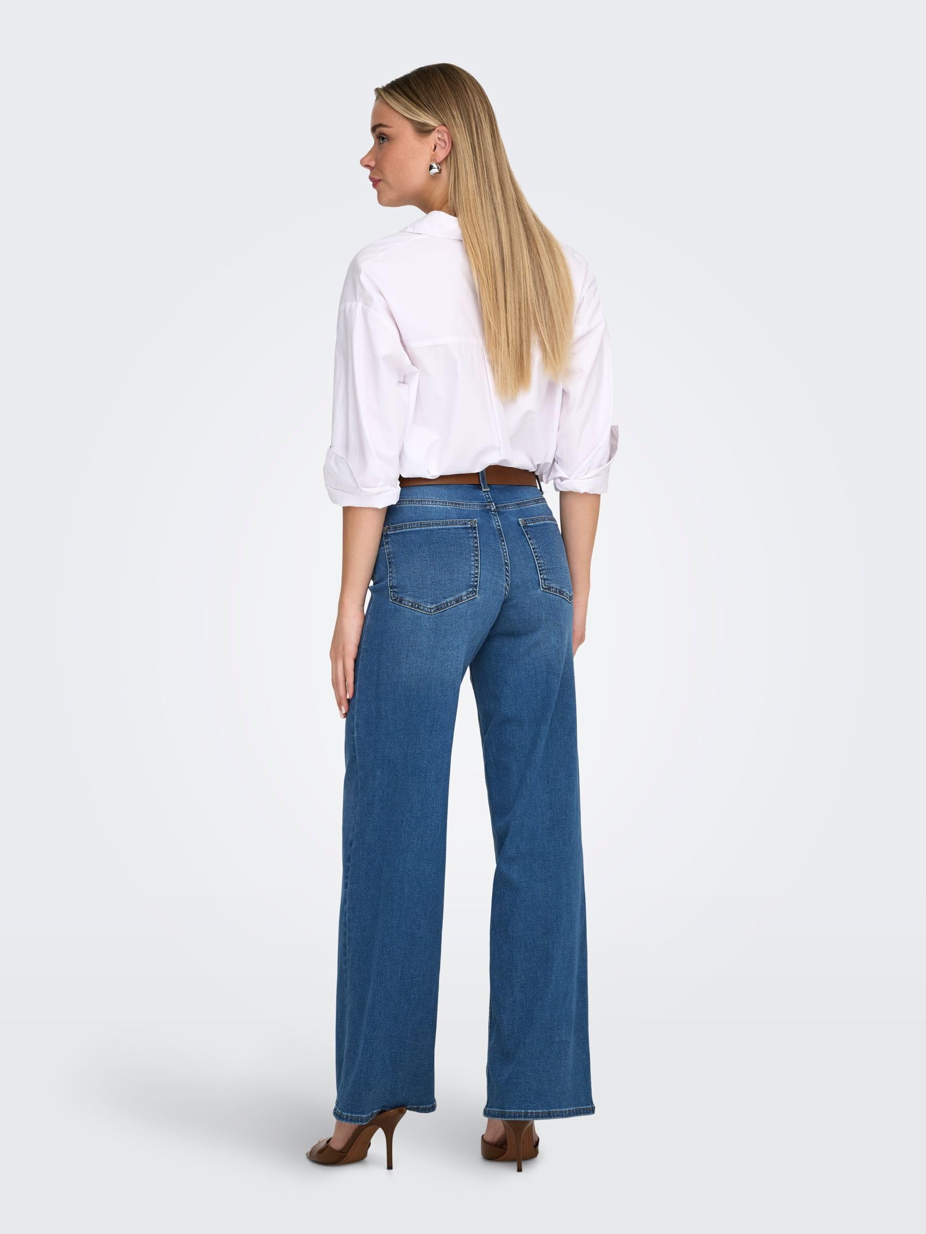 ONLY Wide Fit Jeans ONLMADISON High Waist Wide Leg Fit Jeans