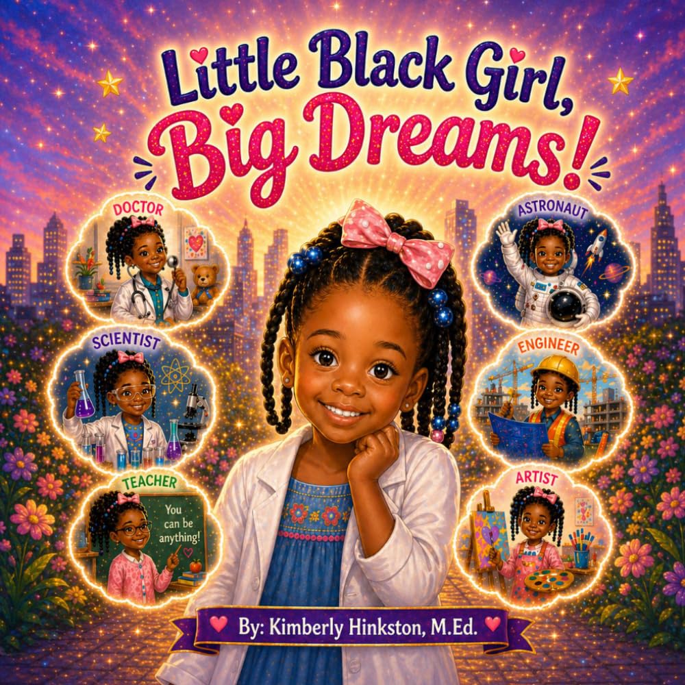 Little Black Girl, Big Dreams!: An Empowering Career Affirmation Book for Young Black Girls (Big Dreams Series)