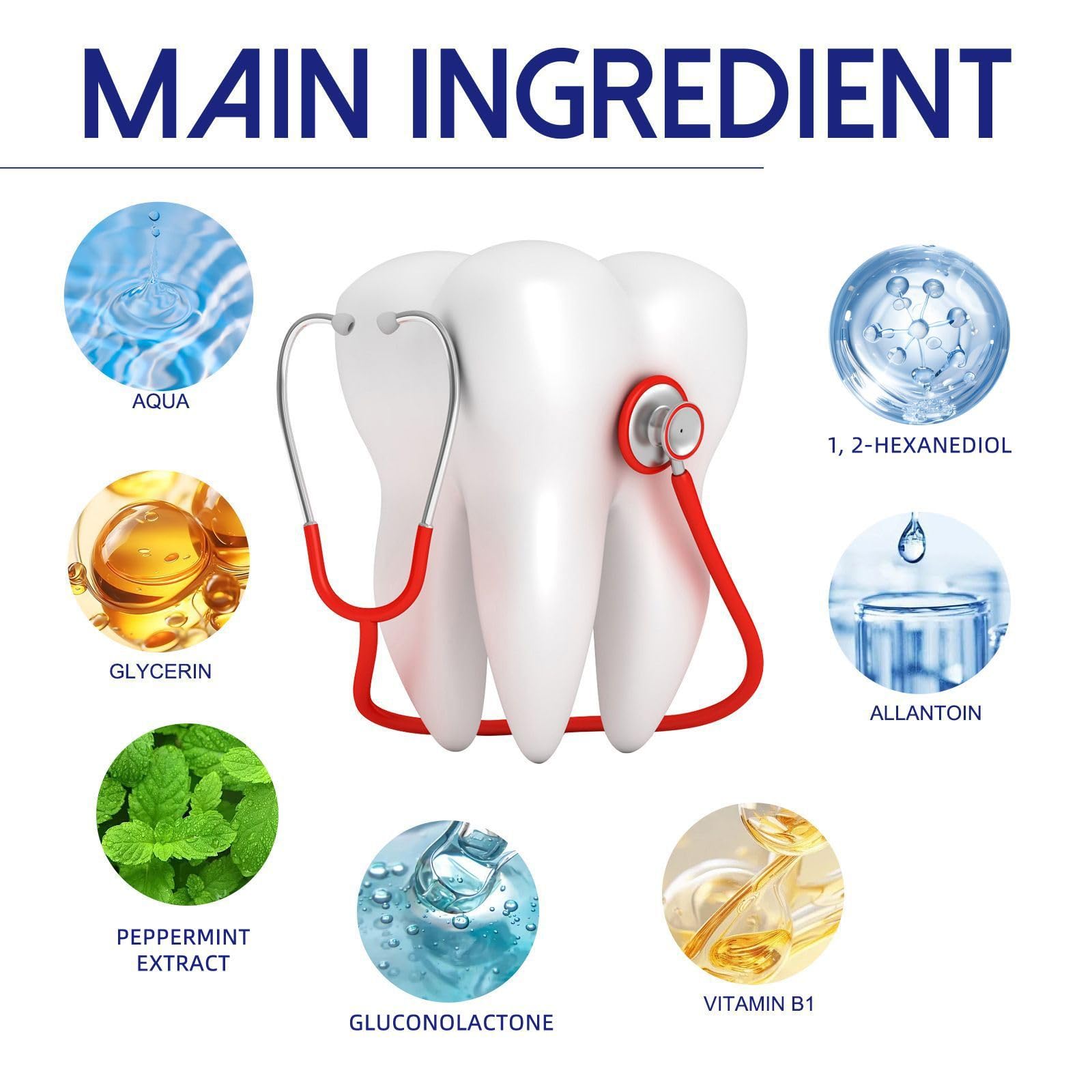 Erbale Oral Care Spray, Natural Tooth Pane Liquid, Fast Soothing Discomfort, Effectively Improves Swollen Gums, Relieves Tooth Caries and Internal Heat Mouth Problems for Daily Oral Protection