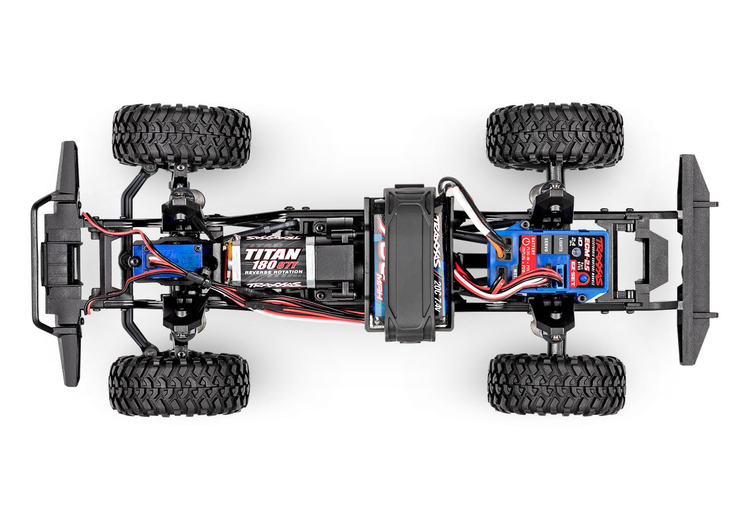 TRAXXAS TRX-4M 1/18 LD Land Rover Defender Nero Scale-Crawler incl. Batteria/Caricabatteria 4WD RTR