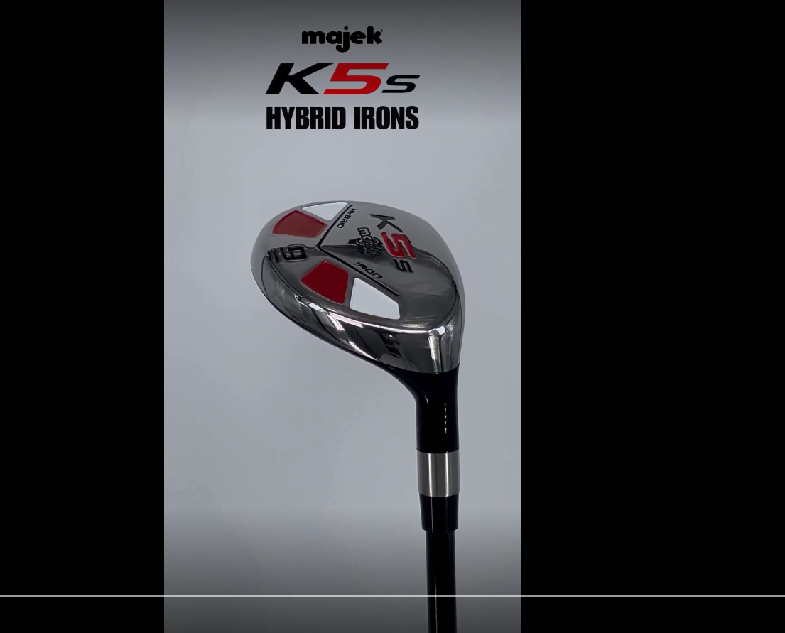 Amazon.com : Majek Golf All Hybrid #9 Senior Flex Right Handed New