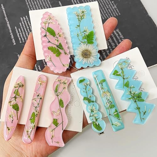 Miniatura 8 de RESINWORLD Moldes de silicona con pinzas para cabello profundo con accesorios, moldes gruesos para fundición de resina epoxi, kit de fabricación de