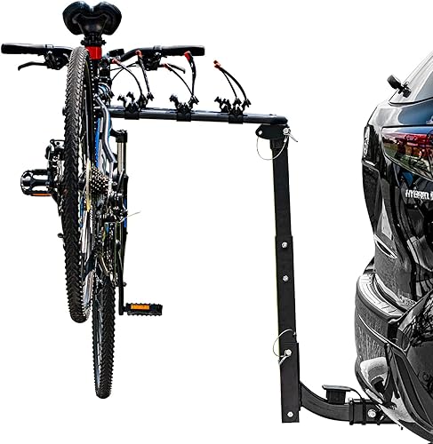 Miniatura 2 de DK2 - Portabicicletas para 4 bicicletas  BCR290  Acero con recubrimiento en polvo  Capacidad de carga de 200 libras  Se adapta a cualquier receptor