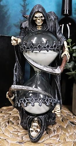 Miniatura 7 de Ebros Gift Anne Stokes - Estatua de temporizador de arena de 7.75 pulgadas de alto, Time Waits for No Man, estatua de temporizador de arena con