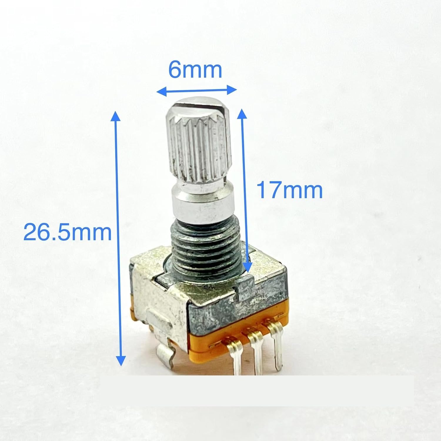 1PCS EC11 Encoder Potentiometer with Switch, car Adjustment Switch 30, Positioning Shaft Length 17MM