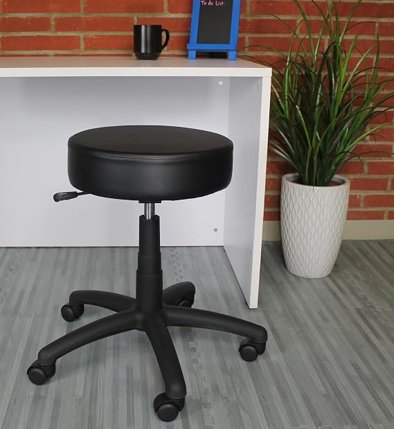 Boss Office Products Chairs Stools, Normal Height, Black (B210V-BK)