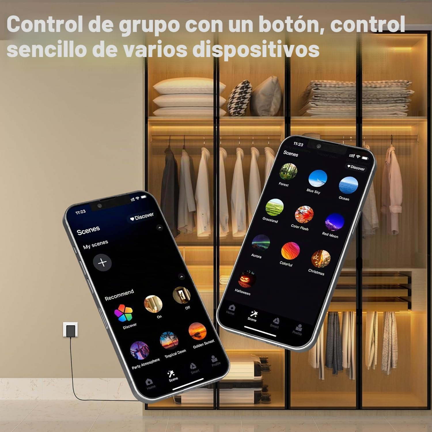Lichaser Tira LED COB para Paneles Acústicos, 6 Rollos Luces LED WiFi Blanco Cálido Paralela y Compatible con Alexa, COB Tiras LED 12V para Iluminación de Panel Acustico, Vitrinas, Cocina (2M)