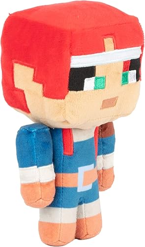JINX Minecraft Dungeons Happy Explorer Valorie - Peluche de peluche, multicolor, 7 pulgadas de alto