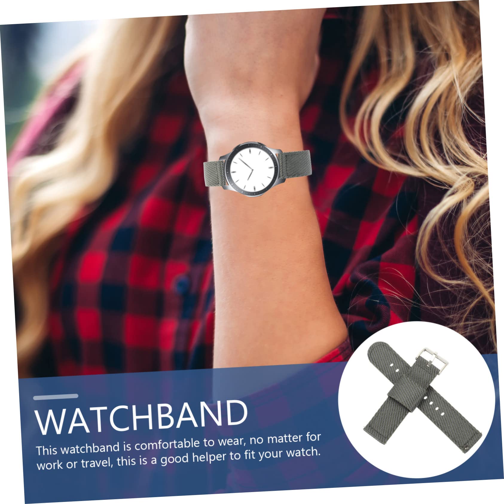 Mikikit 3St Nylonband Professionelles Uhrenarmband Armband für den täglichen Gebrauch nylon uhrenarmband uhrband Damenuhren Uhrengehäuse für Herren austauschbares Uhrenarmband Uhrenzubehör