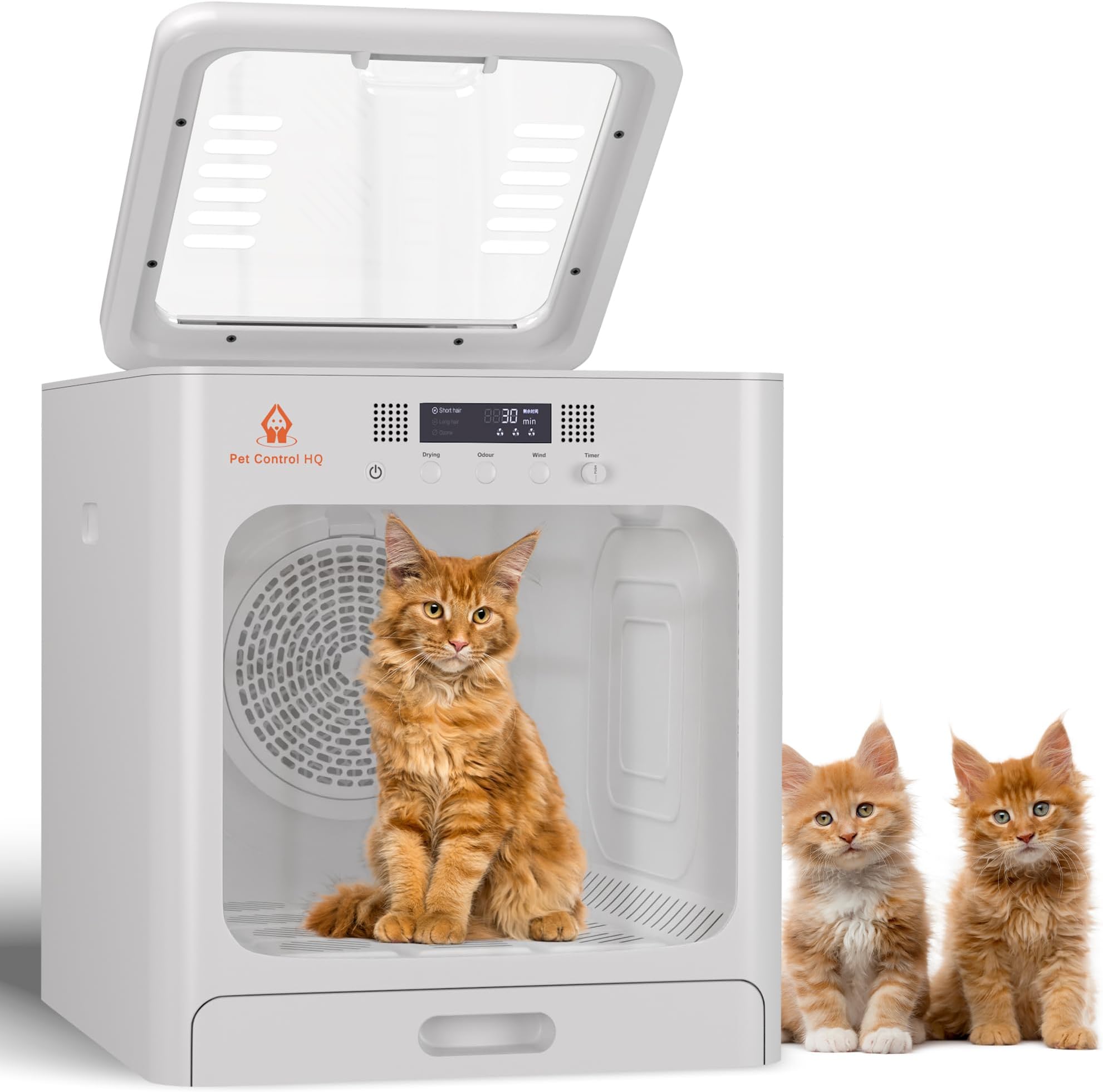 Pet Dryer Box for Cats and Small Dogs Automatic Pet