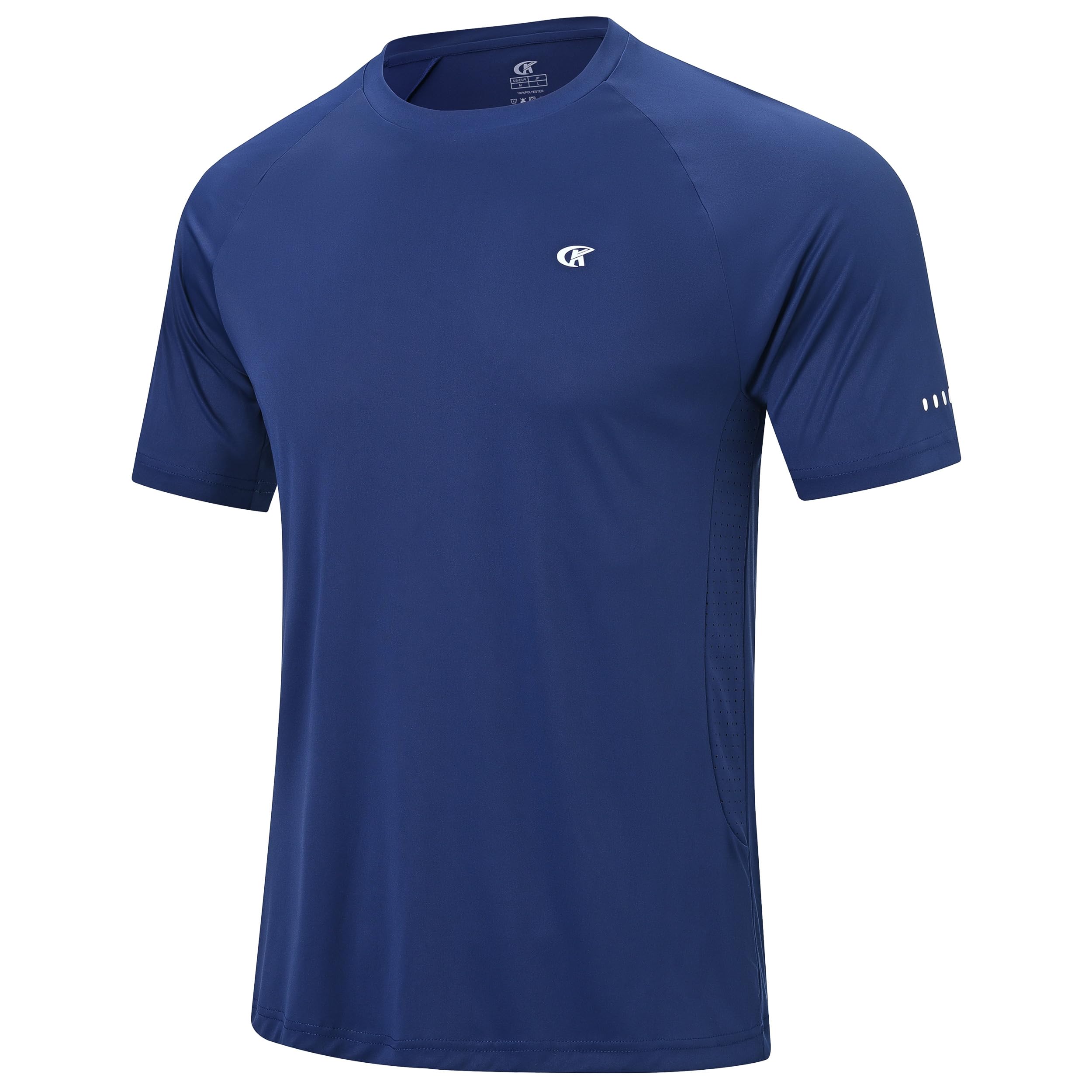 Huayuzh Schwimmshirt Herren Kurzarm UV Shirt UPF 50+ Rashguard Outdoor Badeshirt Sportshirt Atmungsaktiv Surfen Wandern