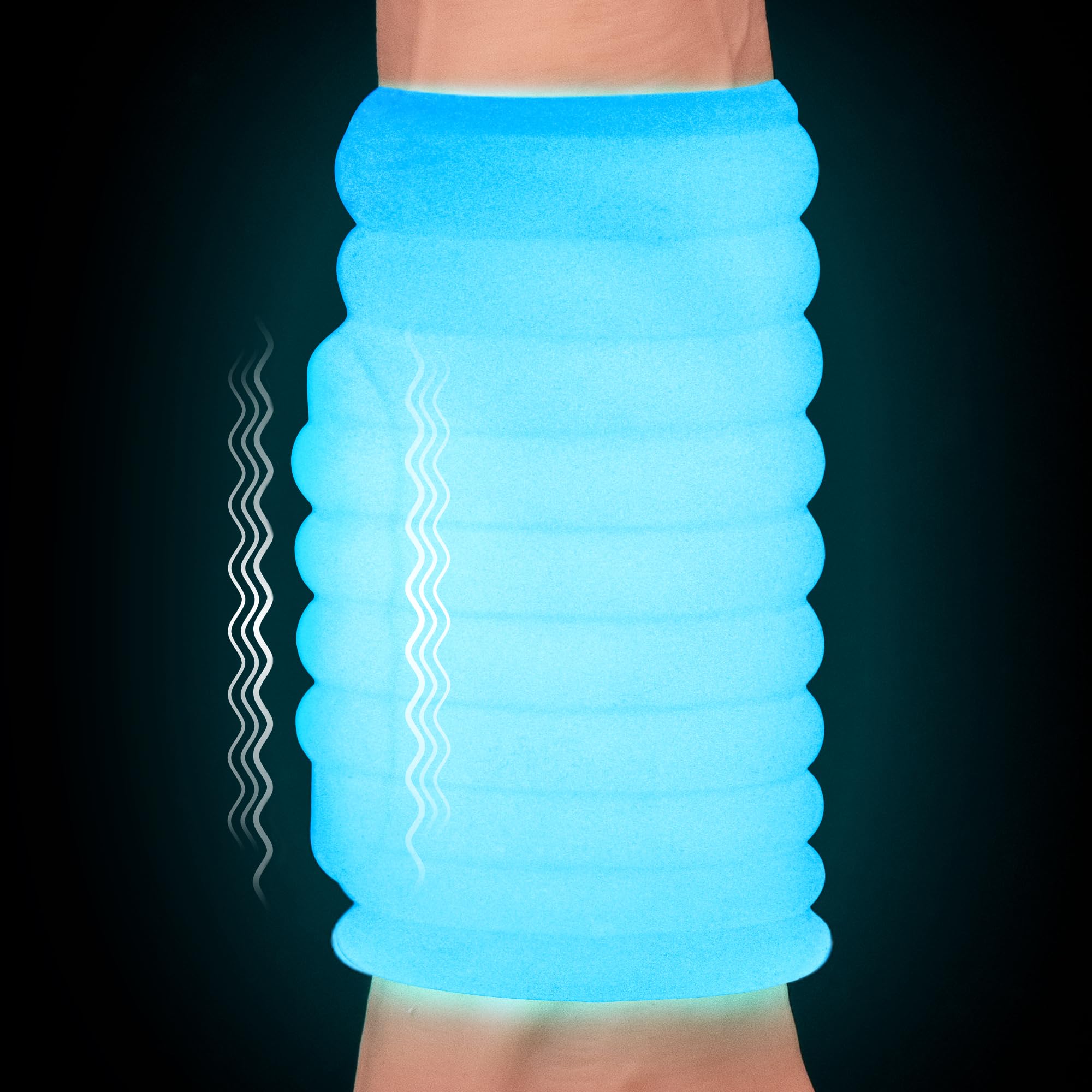 Amazon.com: Vibrating Cock Ring Glow In The Dark Penis Ring Elastic Soft  Comfortable Penis Sleeve Cock Sleeve Extender +45% Girth Penis Enlarger  Stretcher, Couple Adult Sex Toys Viberate Cockring Erection for Men :