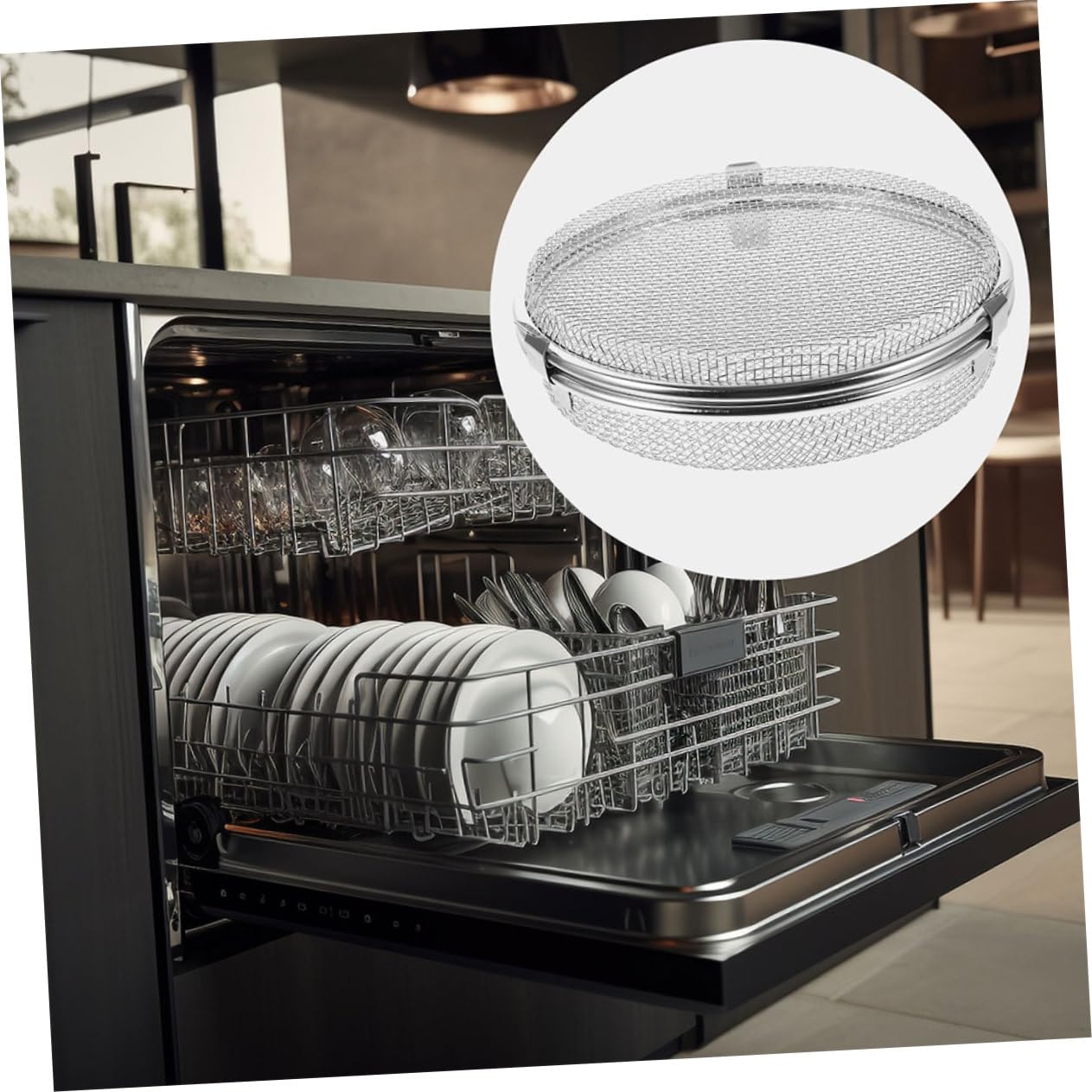 PRETYZOOM 4 Stück Aufbewahrungskorb für die Spülmaschine Spülmaschinenkörbe für Babyflaschen geschirrspüler besteckhalter spülmaschinenkorb Metallkorb geschirrspüler halter Rostfreier Stahl