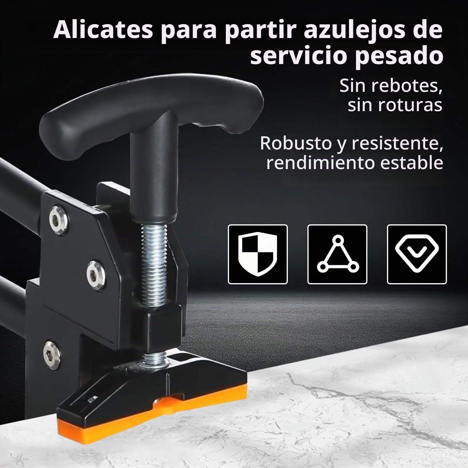 Cortador de Azulejos Manual, Alicates de Presión para Azulejos y Vidrio Ideal para Gran Formato Porcelana Cerámica Mármol Azulejos Esmaltados y Proyectos Profesionales de Corte