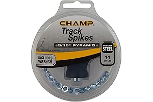 3/16 Steel Pyramid Spikes: Elevate Your Track Performance