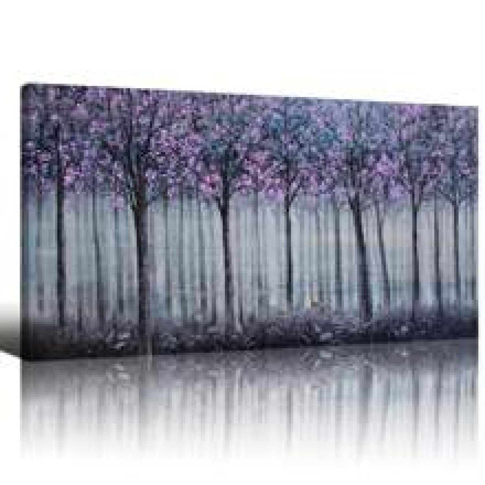 Toile decorative murale salon art abstrait cadre impression moderne 80x160 - 8