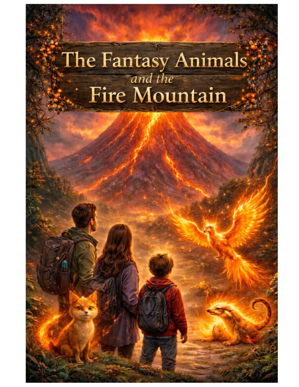 The Fantasy Animals and the Mountain of Fire: A Magical Adventure About Courage, Discovery, and New Paths (The Fantasy Animals Series)