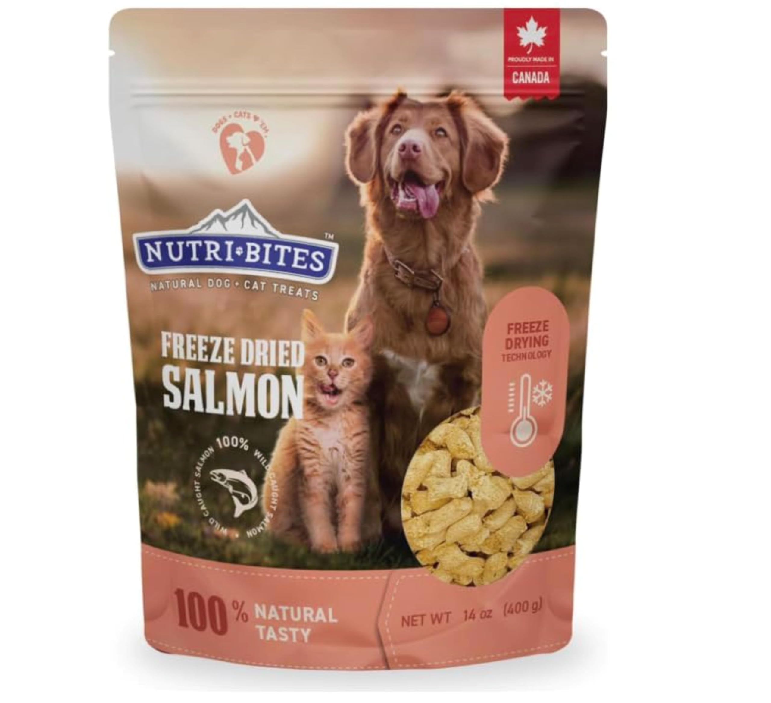 Nutri Bites Freeze Dried Salmon Dog & Cat Treats