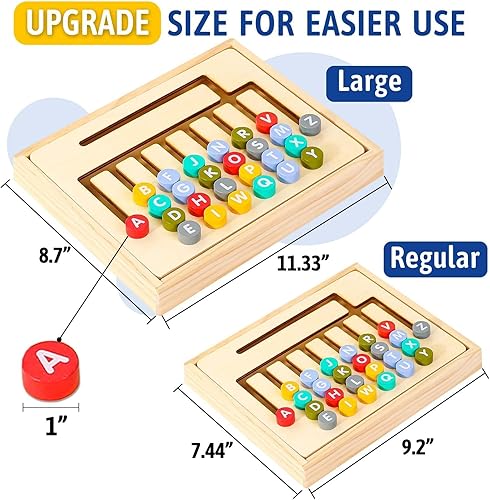 Miniatura 2 de Garybank Juegos de rompecabezas de diapositivas, actividades de demencia para personas mayores, productos de madera para personas mayores, juegos de
