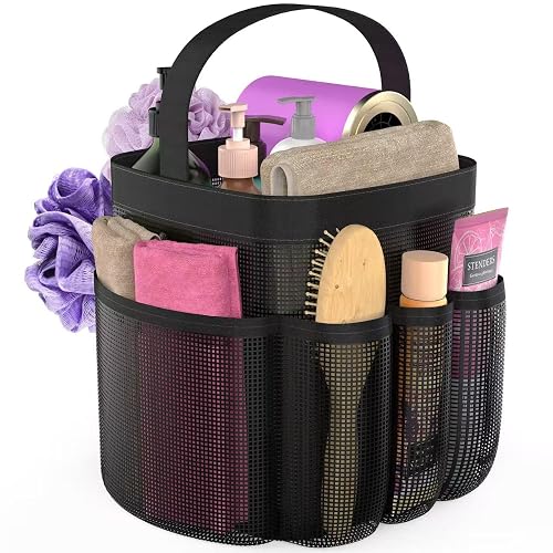 Mesh Shower Caddy Portable with 8 Upgraded Deeper Pockets,Hanging Caddy