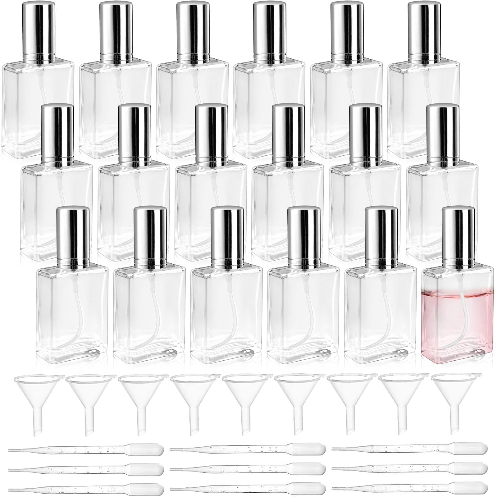 Flacons vaporisateurs en verre pour parfum en voyage : vos essentiels toujours avec vous