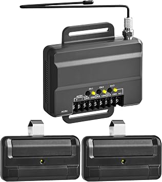 for Liftmaster 811LMX Gate Remote and for Liftmaster 850LM Gate and Garage Door Opener Receiver, 811LMX Remote Works with 850LM Receiver, Compatible with Most Gate and Commercial Door Operators