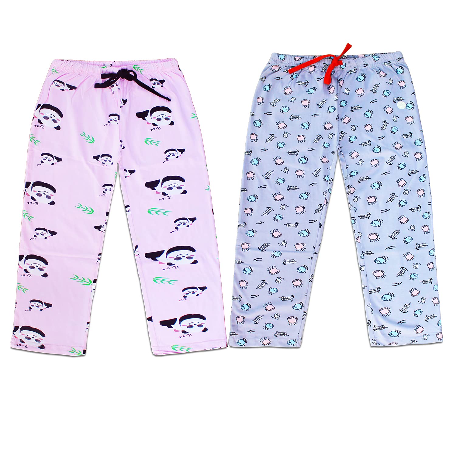 Real Basics Girls Cotton All over Print Pyjama Pack of 2