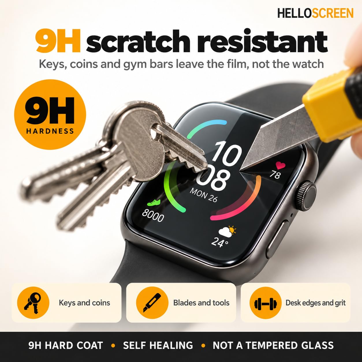 G-Shock Screen Protector - 2 Pack, Scratch Resistant -12
