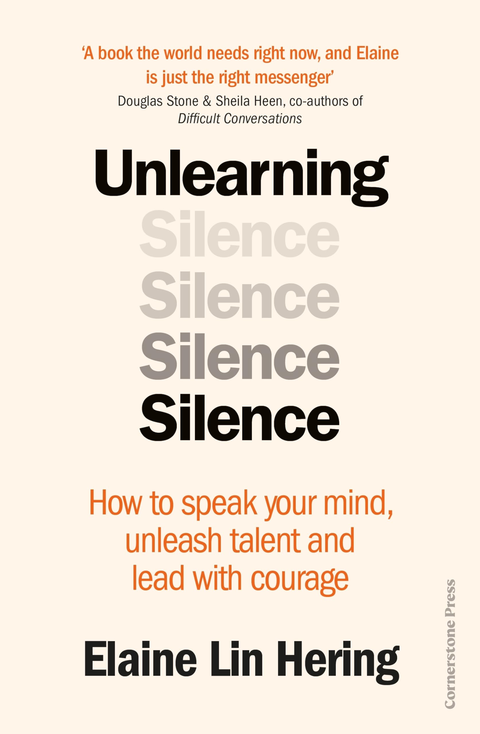 Elaine Lin Hering - Unlearning Silence Hardback Book