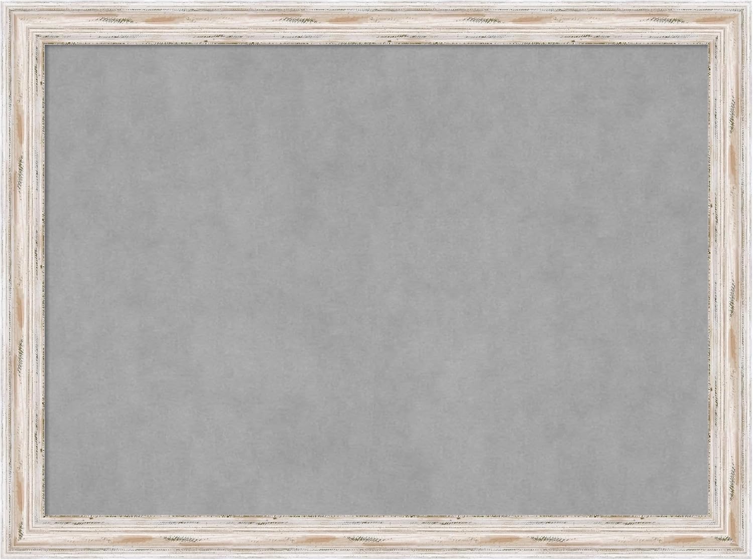 Amanti Art White Framed Magnetic Board 23x31 Medium Vision Board for use with Magnets, 100% Metal Sheet to Display Items as Office Decor or for Home Organization in mudroom, Kitchen or Kids Room