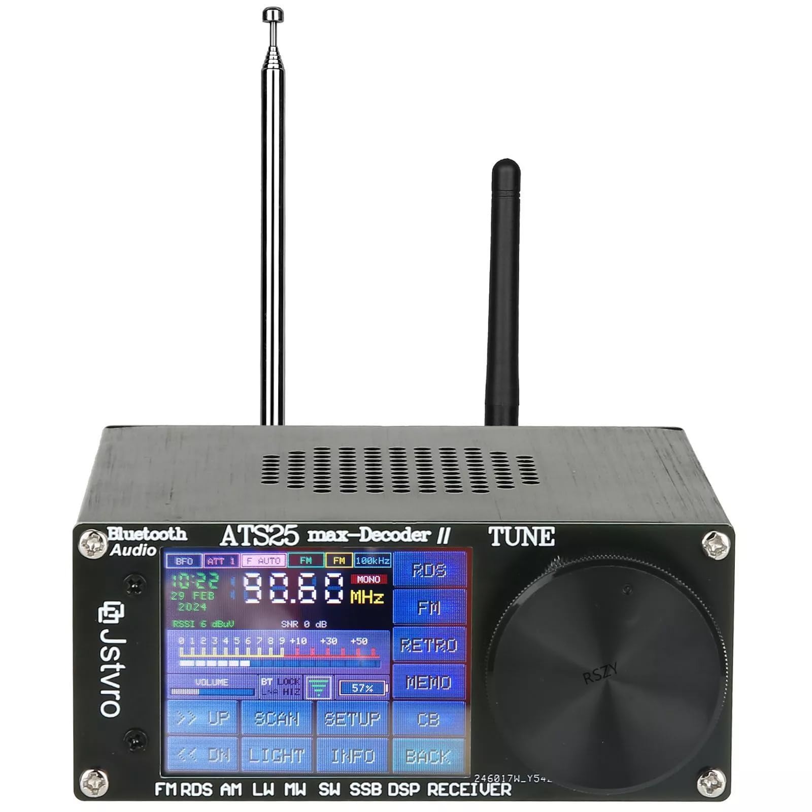Amazon.co.jp: ATS25 Max-Decoder ii Si4732 ラジオレシーバー 4000mA