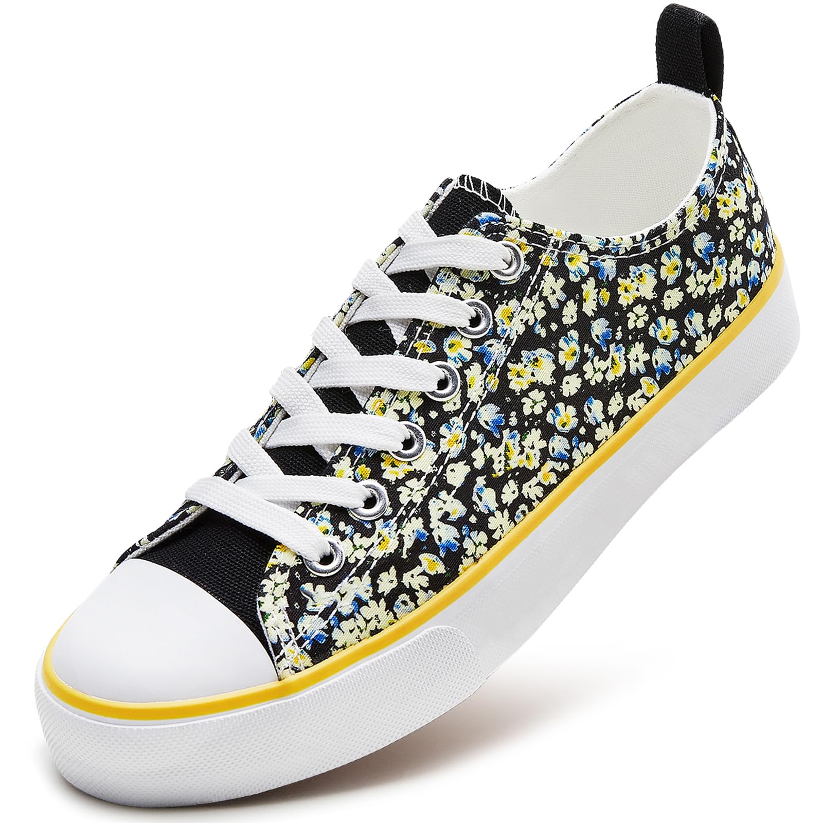 ZGR Women's Canvas Low Top Sneaker Lace-up Classic Casual Shoes for Women