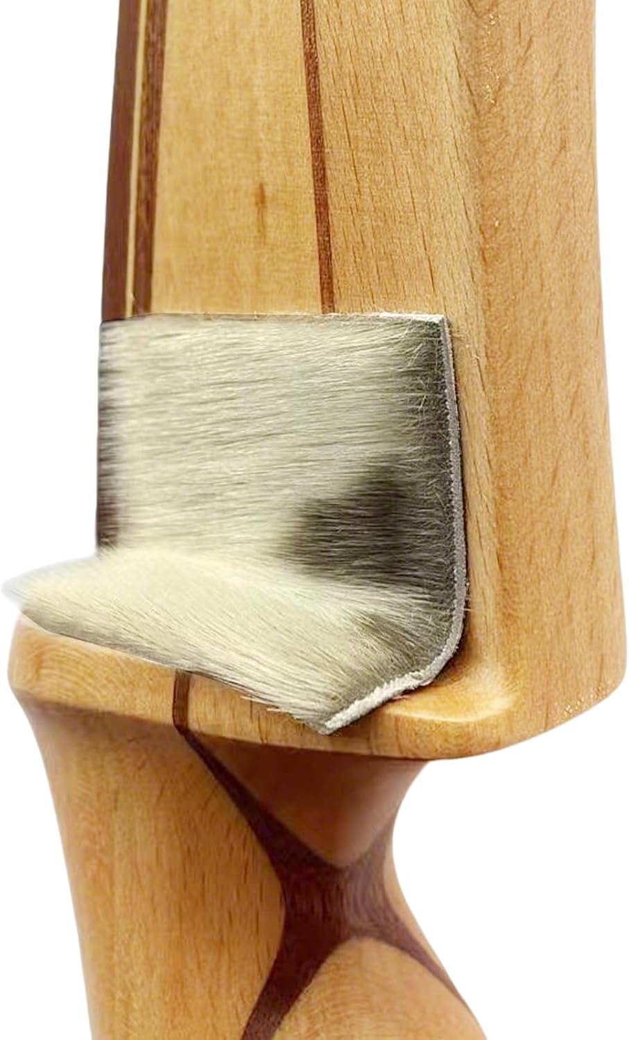 Arrow Rest for Recurve Bow, 2Pcs Natural Fur Adhesive Shelf Traditional Bow Arrow Rests Archery Accessories for Longbow Outdoor Hunting Shooting Practice