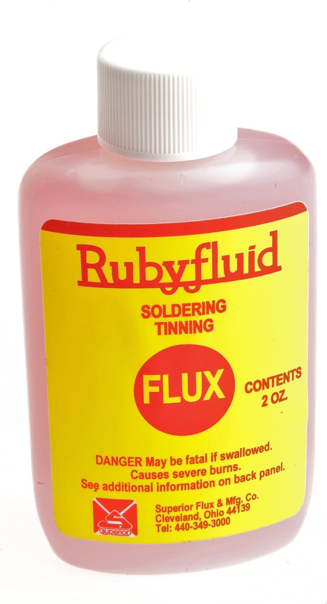 Ruby Fluid 60301 Flux for Soldering, 2-Ounce