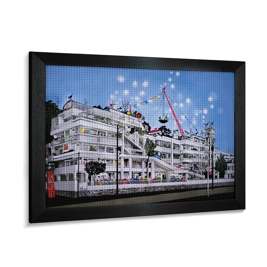 Amazon.co.jp: 藤城清治 走れ 沢田マンション ダイヤモンド画 5D